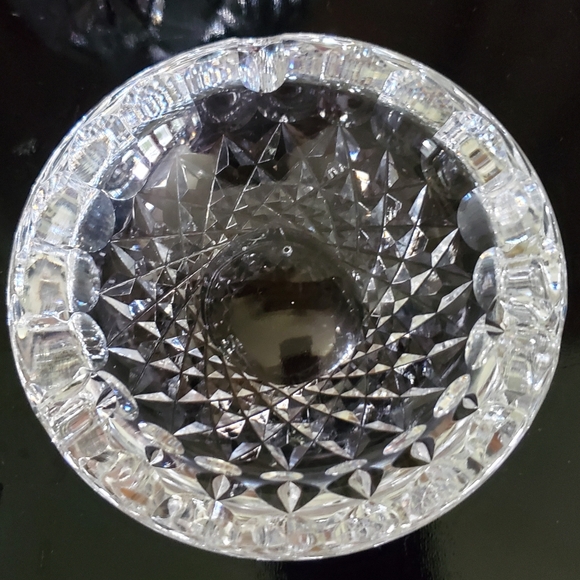 Waterford 5" Crystal Colleen Short Stem Pattern (Hand Cut) Ashtray - Picture 2 of 16
